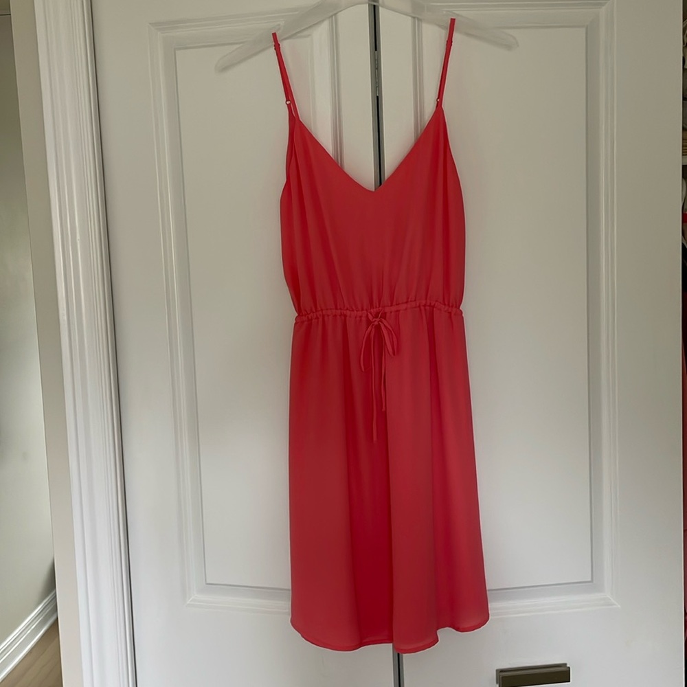 Babaton (Aritzia) coral dress, XXS